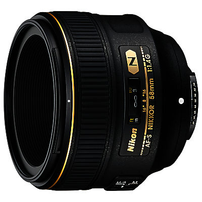 Nikon FX 58mm f/1.4G AF-S Standard Lens